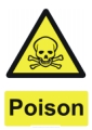 Warning Sign - Toxic small